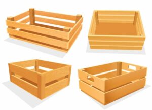 Reciclaje de cajas de madera fruteras